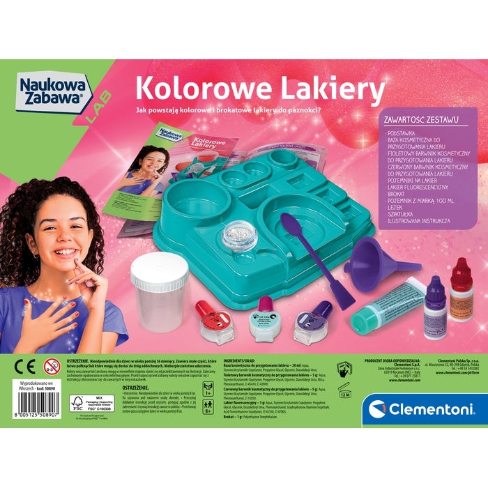 CLE Naukowa zabawa Kolorowe lakiery 50890