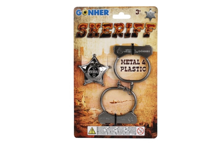 GONHER zest.z met.kajdankami+odznaka 323/0 32302