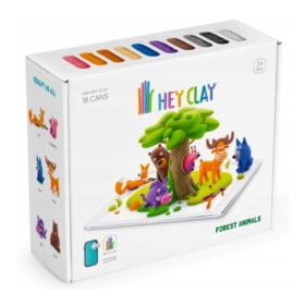 HEY CLAY ZESTAW ZWIERZĘTA LEŚNE 15 PUSZEK