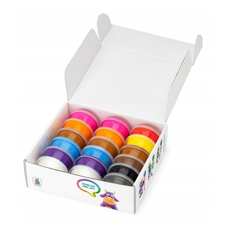 HEY CLAY ZESTAW ZWIERZĘTA LEŚNE 15 PUSZEK