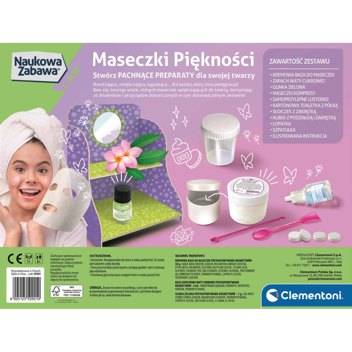CLE Naukowa zabawa Maseczki piękności 50901