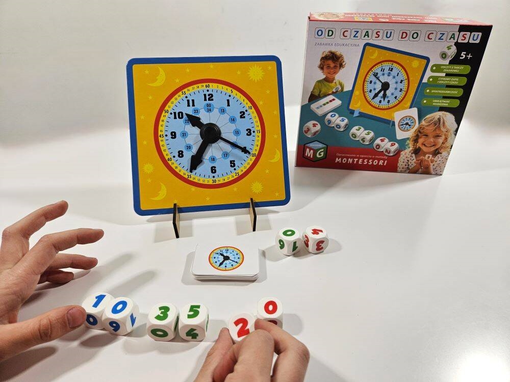 Gra Montessori Od czasu do czasu Nauka czasu 05921