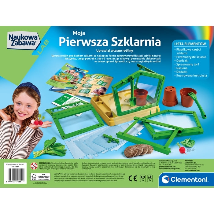 CLE Naukowa zabawa Moja pierwsza szklarnia 50861