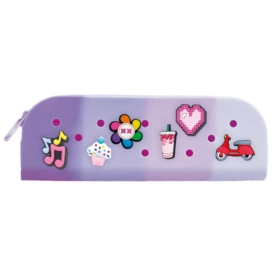 STNUX Piórnik z wpinkami fioletowy STN9124 99124