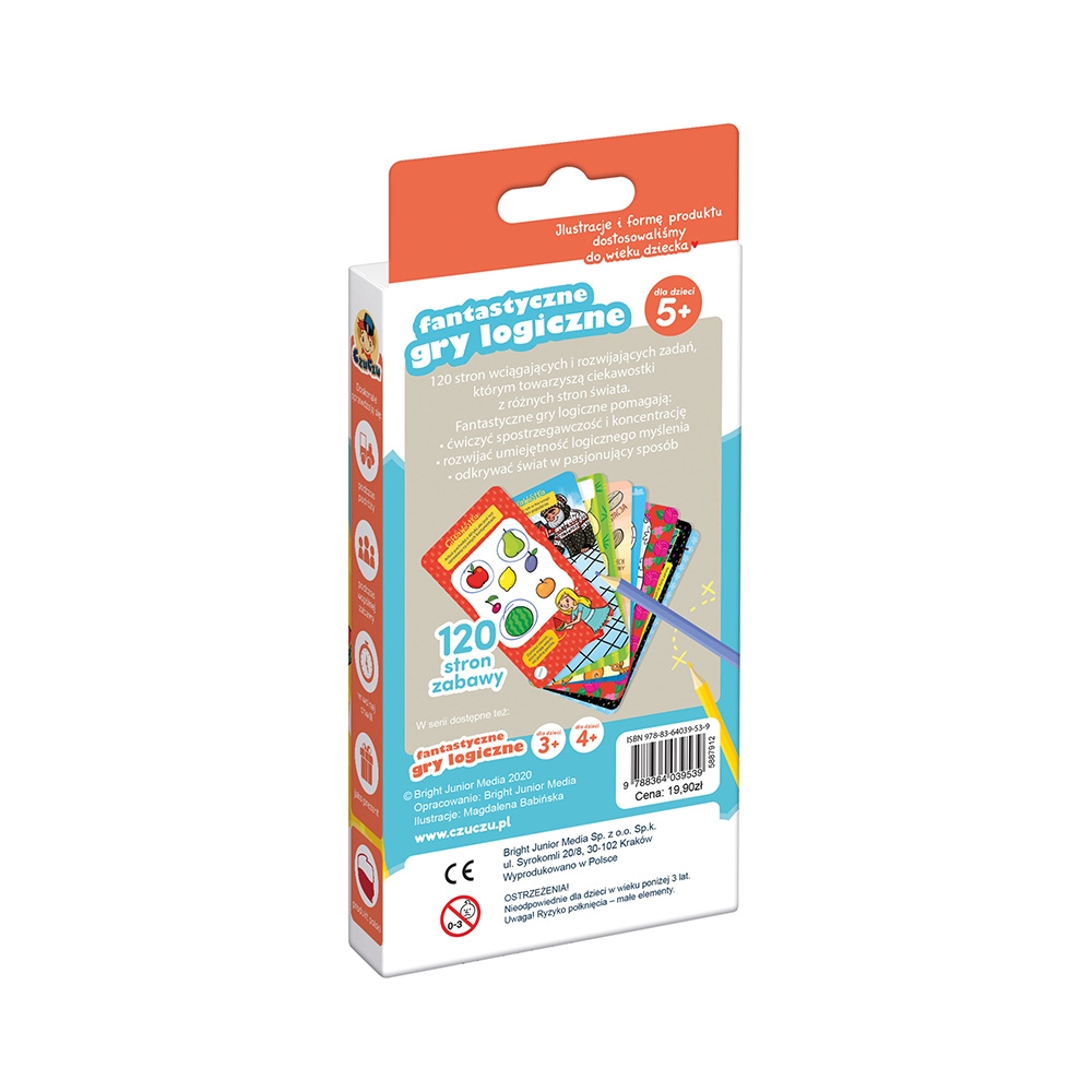 CZUCZU FANTASTYCZNE GRY LOGICZNE 5+