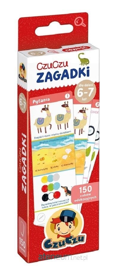 CZUCZU ZAGADKI DLA DZIECKI  W WIEKU 6-7 LAT