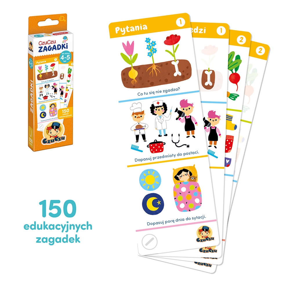 CZUCZU ZAGADKI DLA DZIECKI  W WIEKU 4-5 LAT