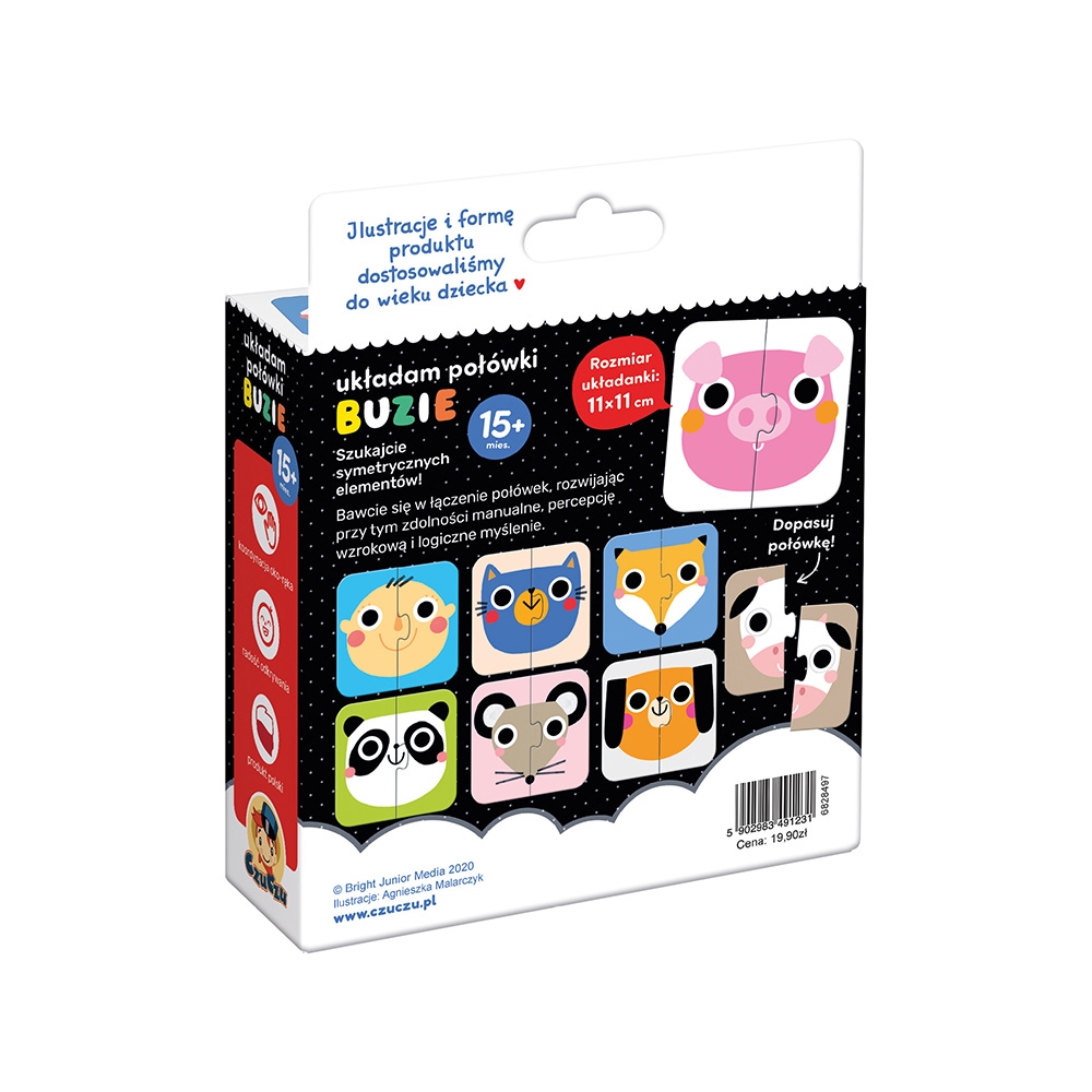 CZUCZU UKŁADAM POŁÓWKI BUZIE