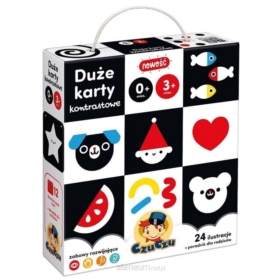 CZUCZU DUZE KARTY KONTRASTOWE 0 M-CY+
