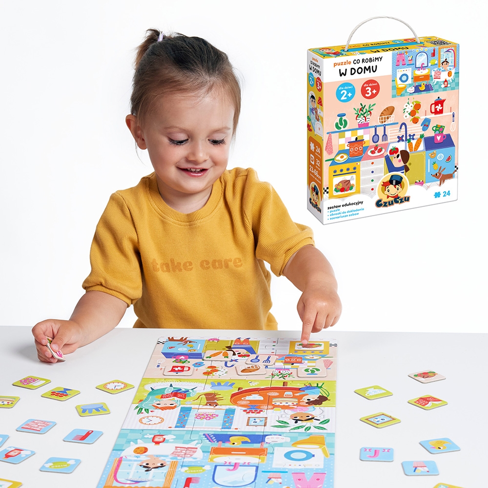 CZUCZU PUZZLE CO ROBIMY W DOMU 2,3+