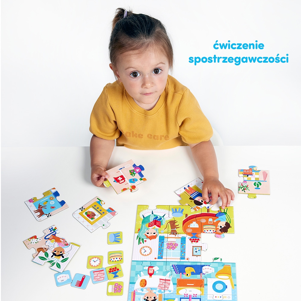 CZUCZU PUZZLE CO ROBIMY W DOMU 2,3+