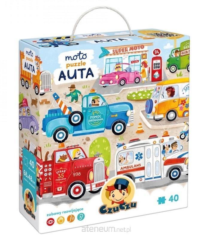 CZUCZU MOTO PUZZLE AUTA 40 EL.