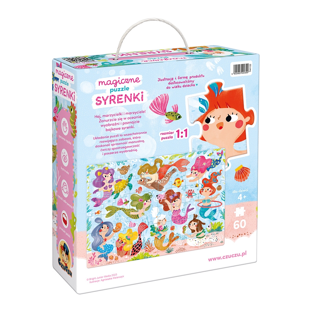 CZUCZU MAGICZNE PUZZLE SYRENKI