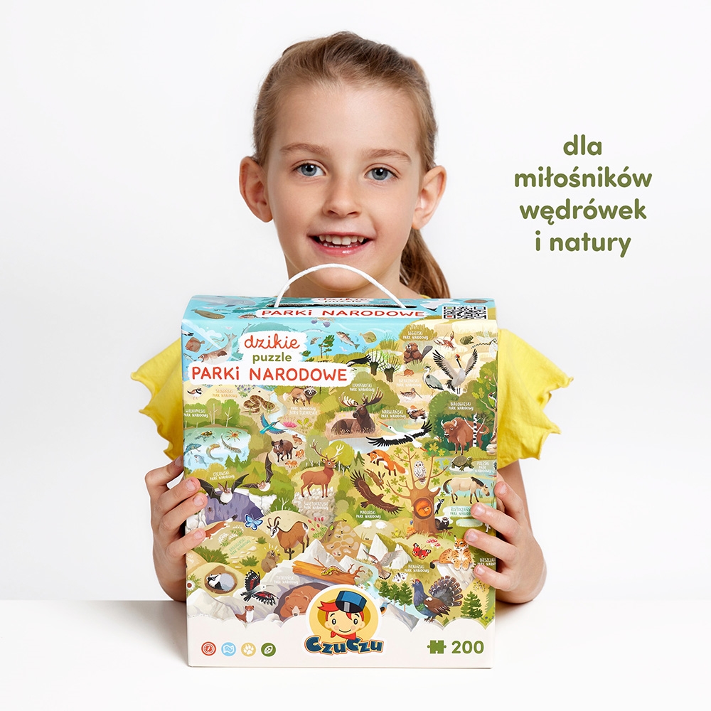 CZUCZU DZIKIE  PUZZLE PARKI NARODOWE 200 EL.