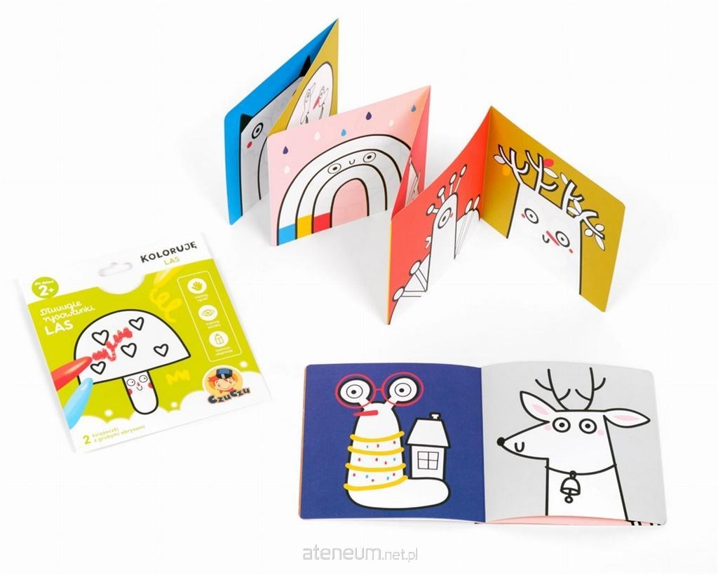 CZUCZU DŁUGIE RYSOWANKI LAS KOLORUJĘ