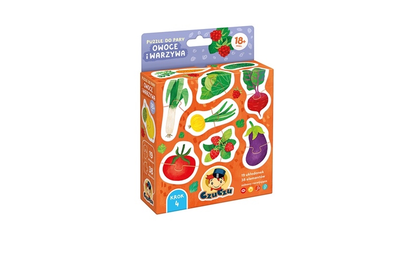 CZUCZU PUZZLE DO PARY OWOCE I WARZYWA