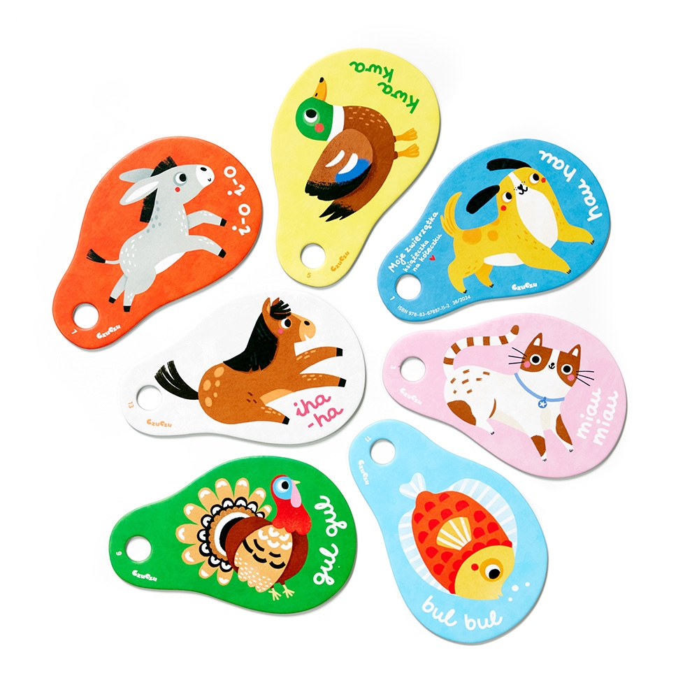 CzuCzu Moje zwierzątka 12m+ książ.n/kół.97112