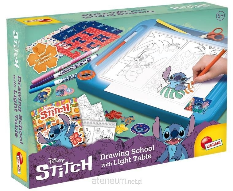 Lisciani Stitch szkoła rysow.tabl.LED 107582 07582