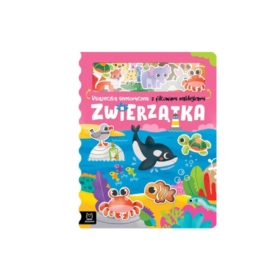 Zwierzątka Książeczka z filcowymi naklejkami 38153