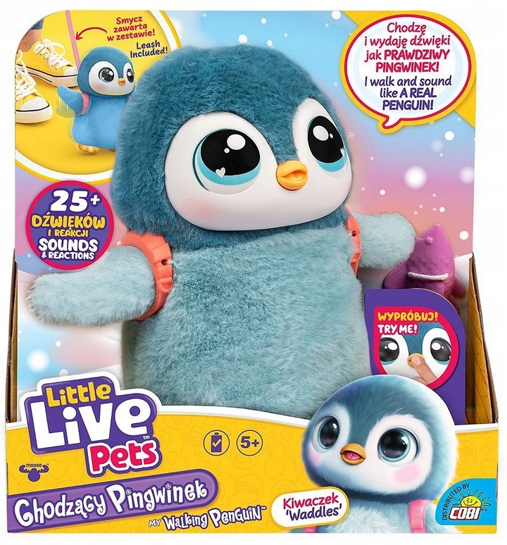 COBI LITTLE LIVE PETS Chodzący pingwinek 26535
