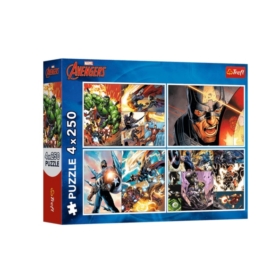 TREFL PUZZLE AVENGERS 4X250