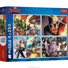 TREFL PUZZLE AVENGERS 4X250