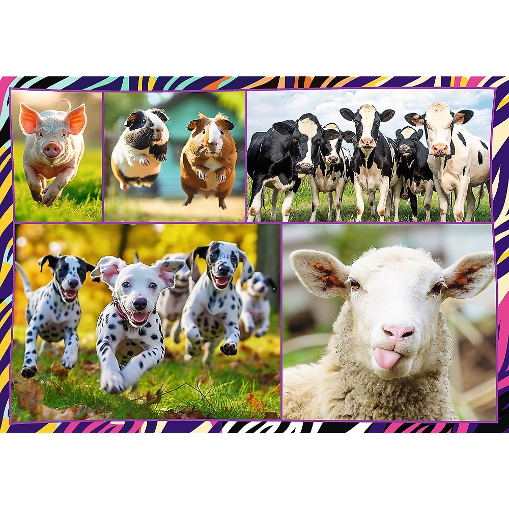 TREFL PUZZLE ZWIERZAKI 4X250