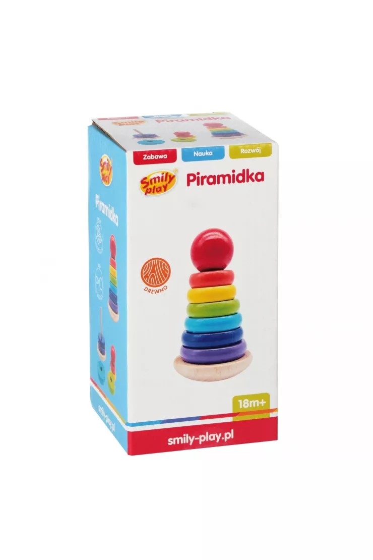 Drewn.piramida WańkaWstańka SmilyPl.SPW84945 49450