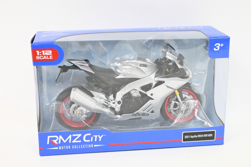 Model RMZ Hobby 1:12 ApriliaRSV4 silv H-134 81345