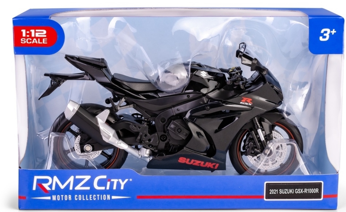 Model RMZ Hobby 1:12 SuzukiGSX black H-137 81376