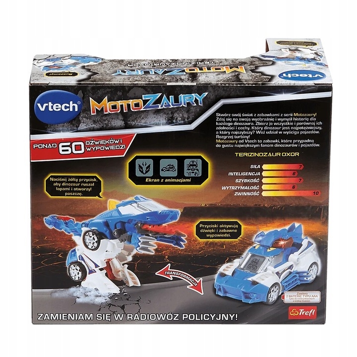 VTECH - MOTOZAURY TERIZINOZAUR OXOR