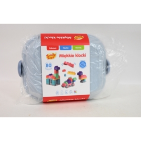 SMILY PLAY MIĘKKIE KLOCKI 80EL