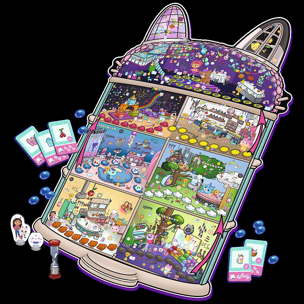 GRA Detektyw Miau Koci Domek Gabi 02695 8