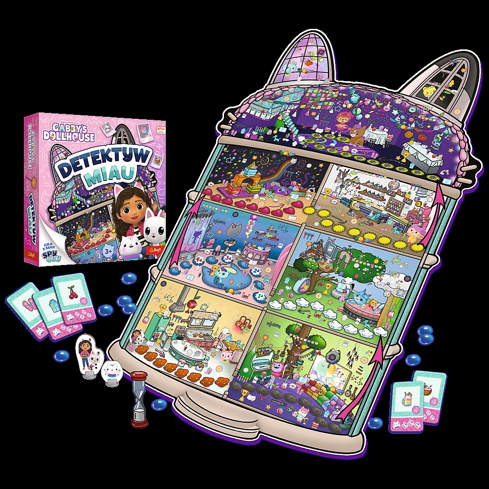 GRA Detektyw Miau Koci Domek Gabi 02695 8