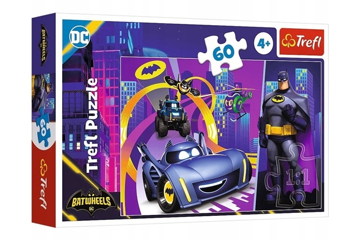 PUZZLE 60 Batman i jego pojazdy 17400