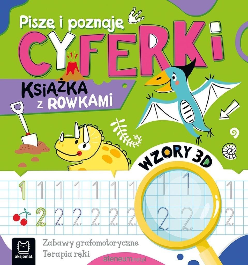 Piszę i poznaję Cyferki Książka z rowkami 40744