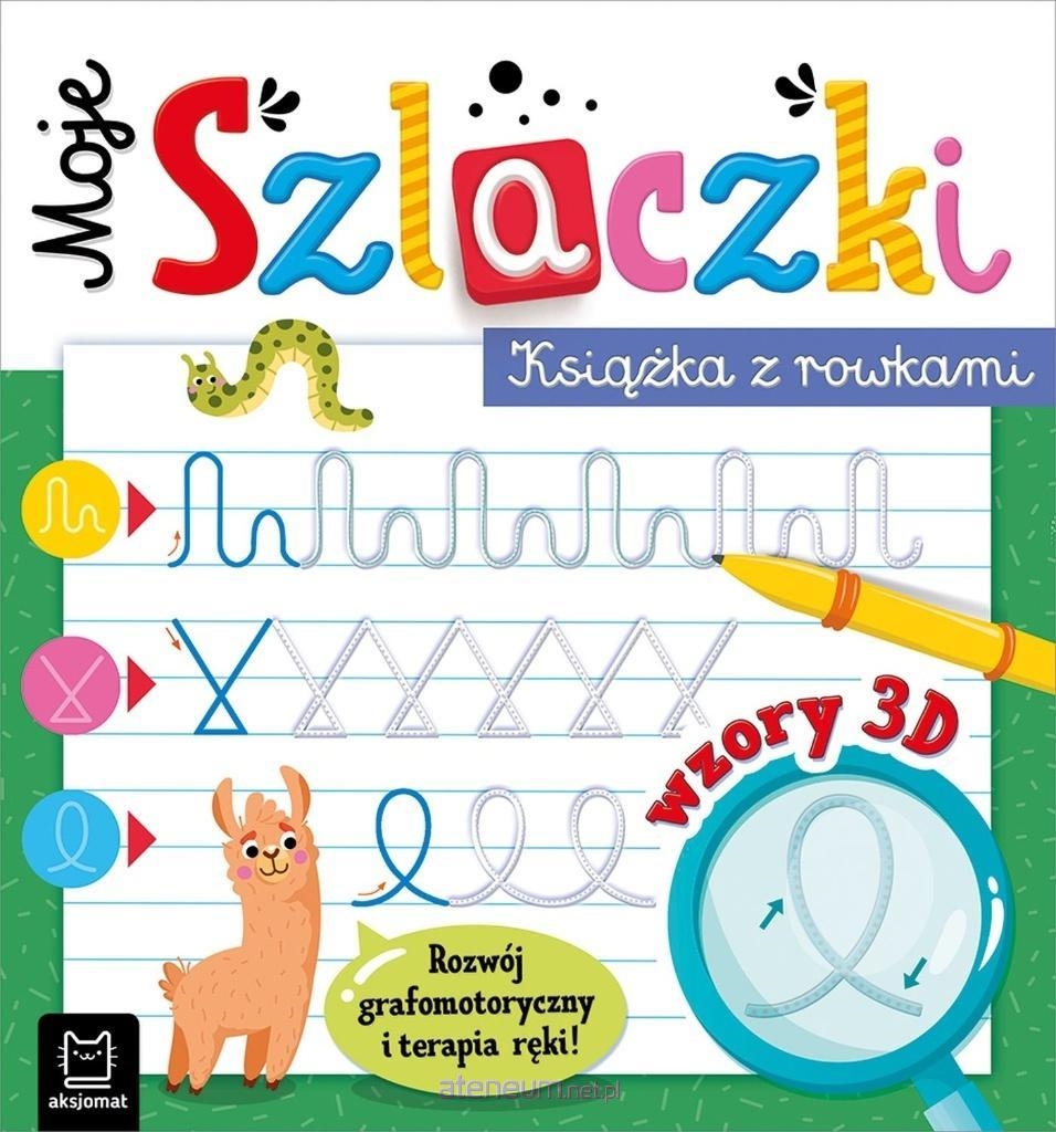 Moje szlaczki Książka z rowkami Wzory 3D 40775