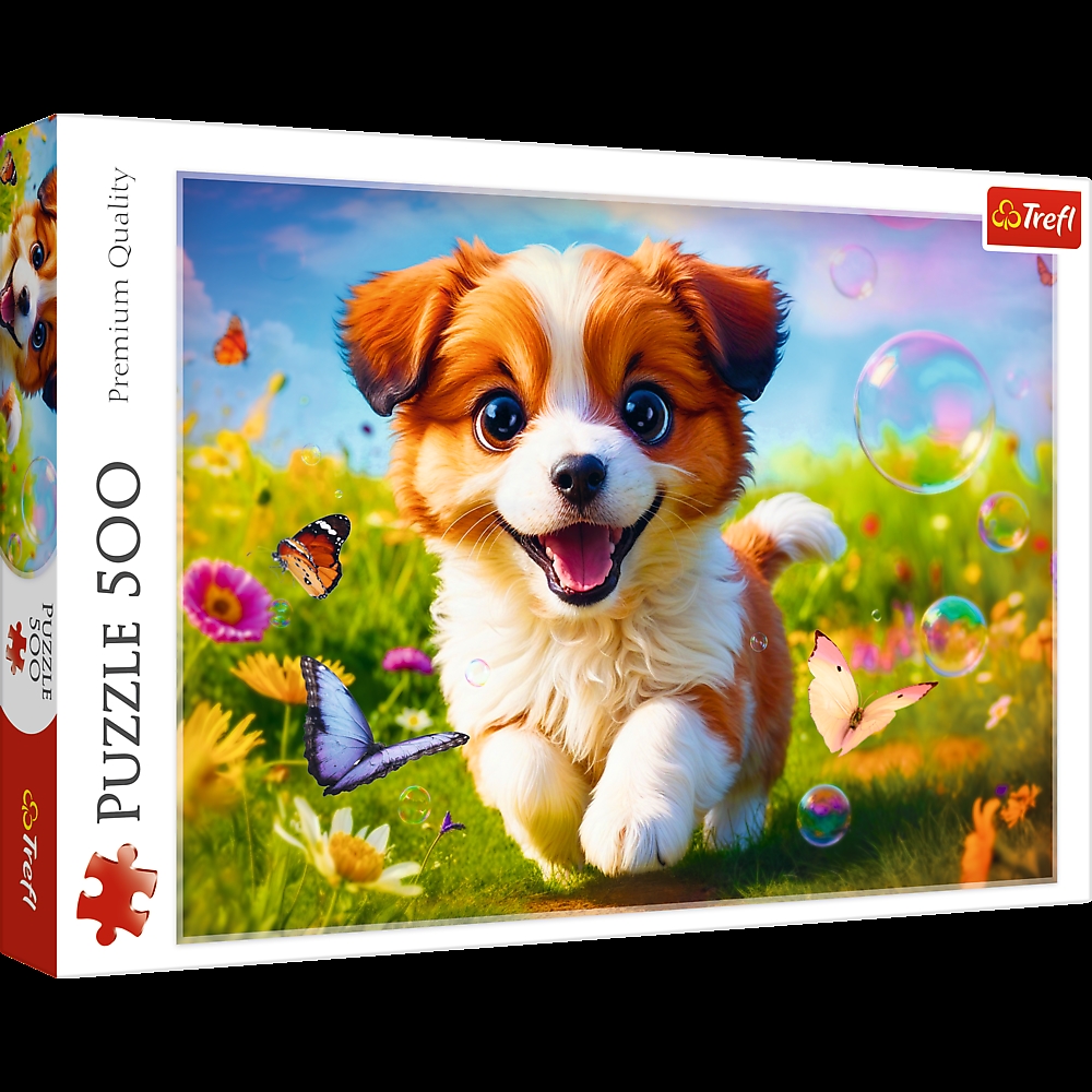PUZZLE 500 Wesoły piesek 37524