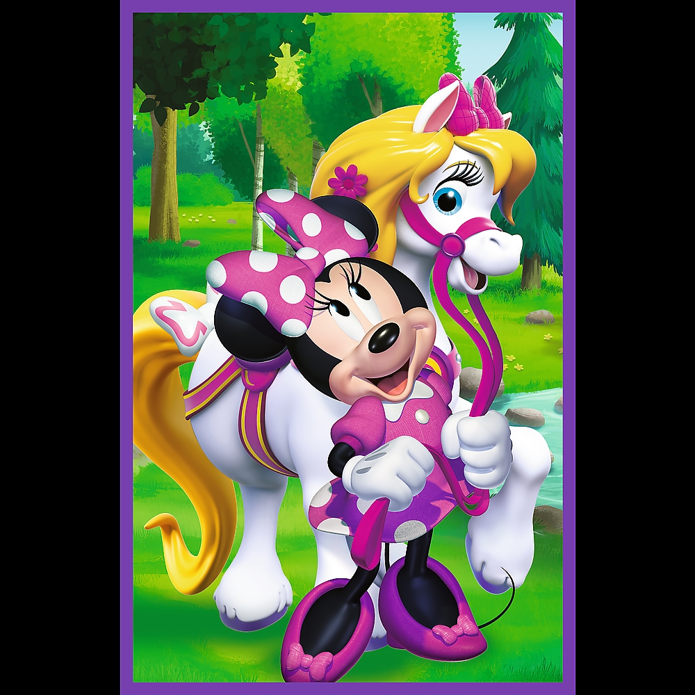 PUZZLE 3x80 Minnie i przyjaciele /Disney 34889