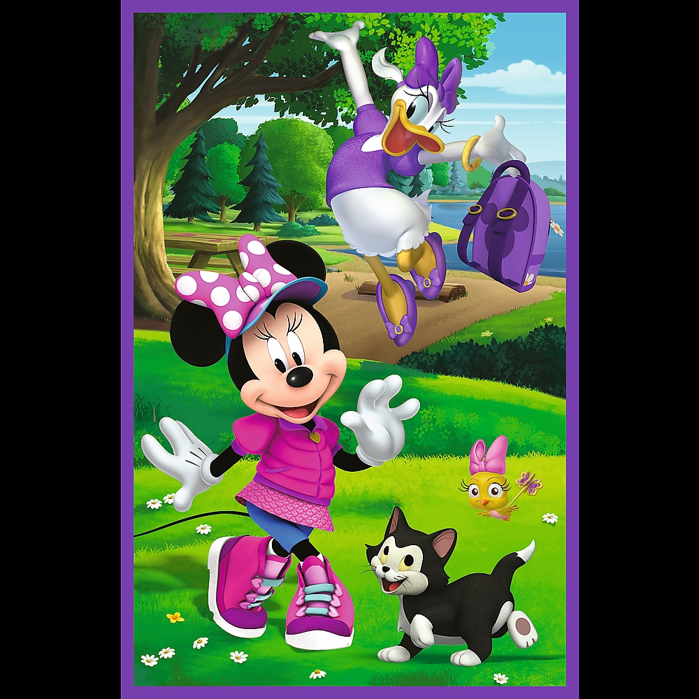 PUZZLE 3x80 Minnie i przyjaciele /Disney 34889