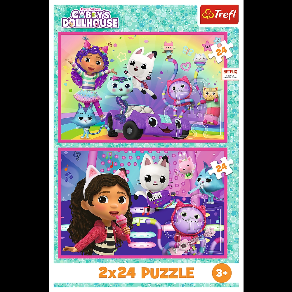 Puzzle - 2x24 - Zabawy z Gabby - Universal Gabbys