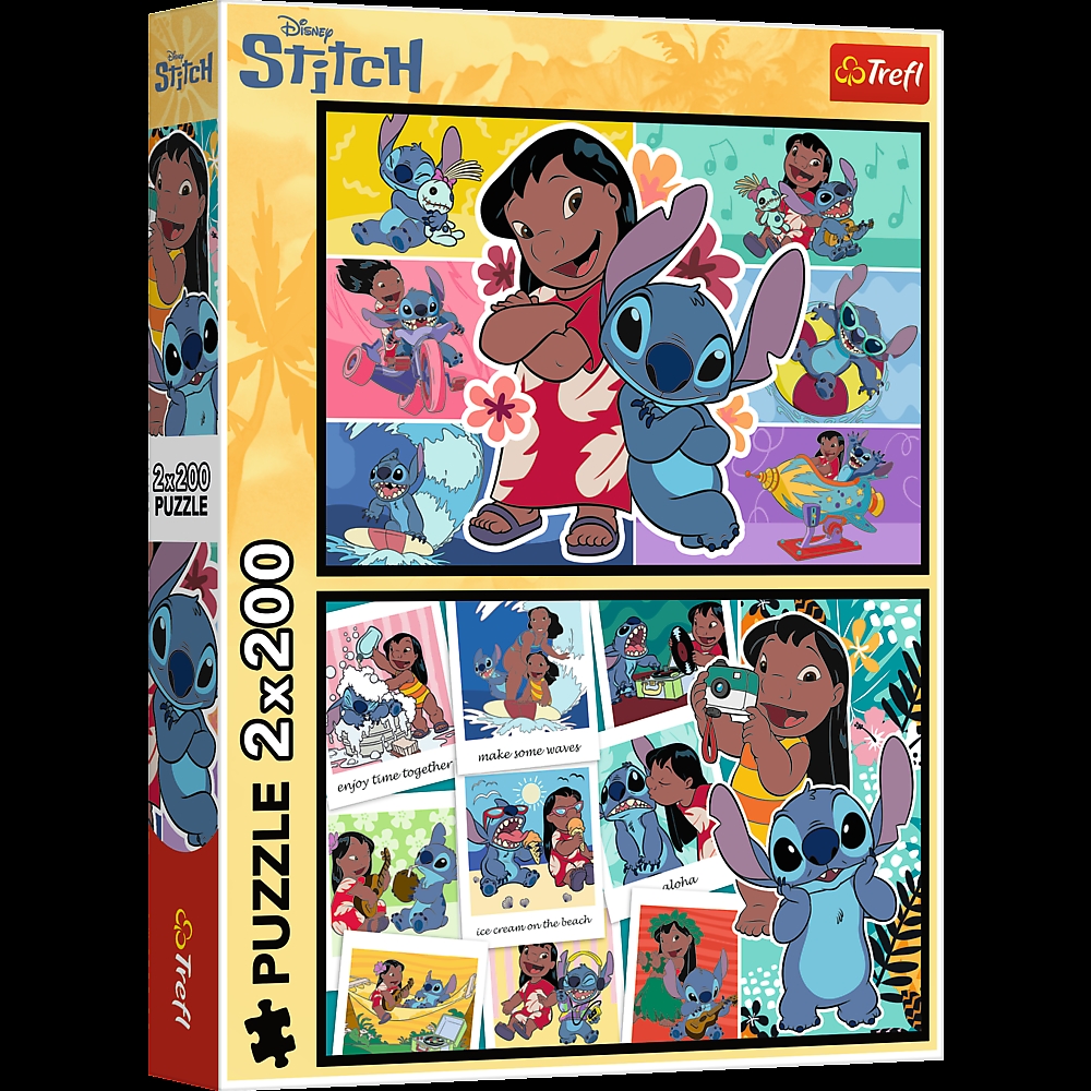 PUZZLE 2x200 Wesołe życie Stitcha /Disney 13334