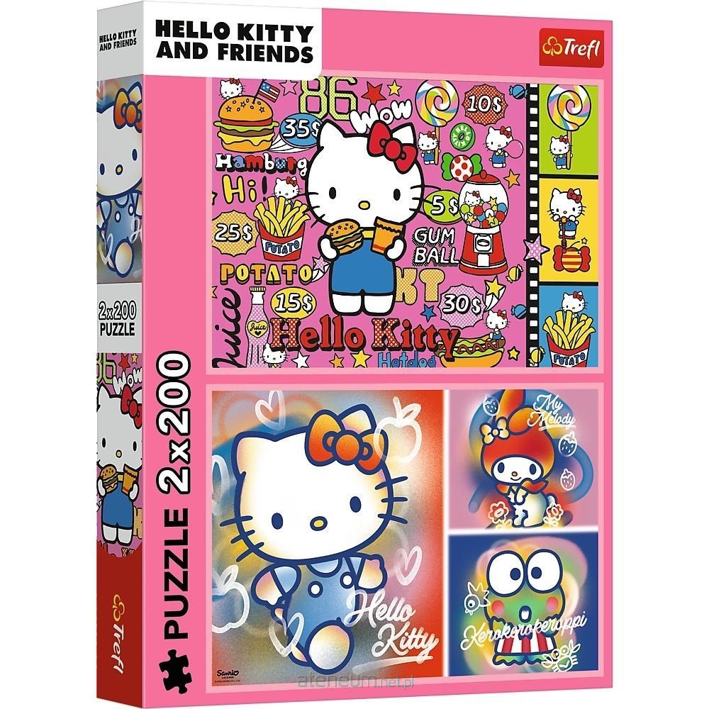 PUZZLE 2x200 Hello Kitty i przyjaciele 13336