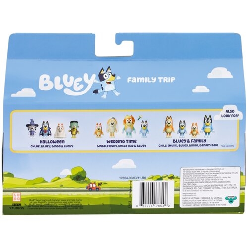 TMT BLUey Rodzinna wycieczka 4pak BLU17654 76542