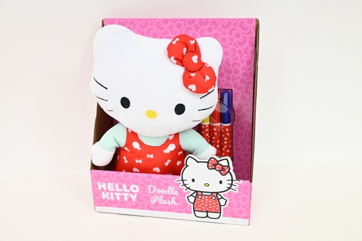 HELLO KITTY 25cm do malowania/czerw 65569