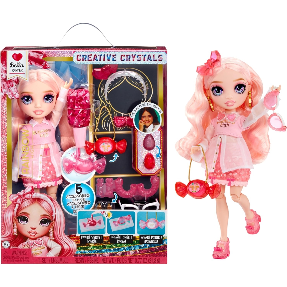 MGA Rainbow High CreatCryst.Fash.Bella 121367 /3