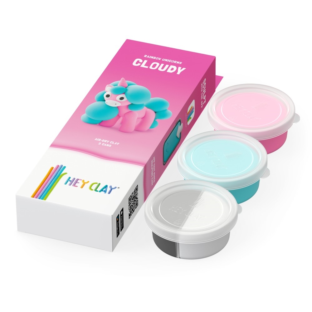 TMT HeyClay jednorożce Cloudy 3pak 00381