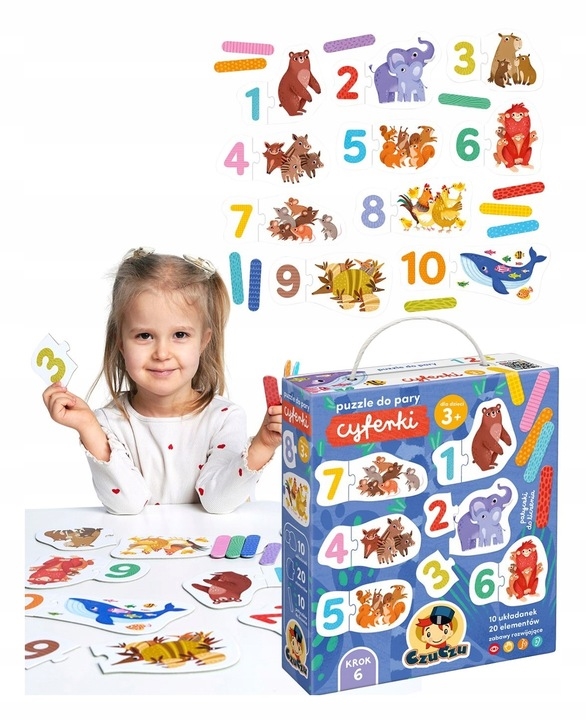 CzuCzu puzzle do pary cyferki 93686