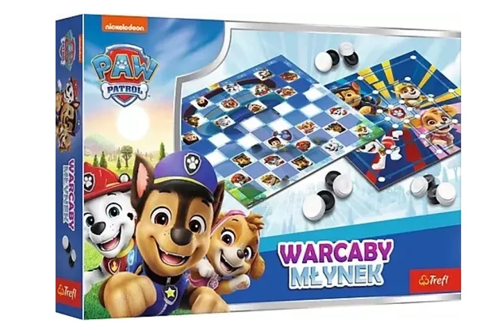 GRA Warcaby i Młynek Paw Patrol 02798
