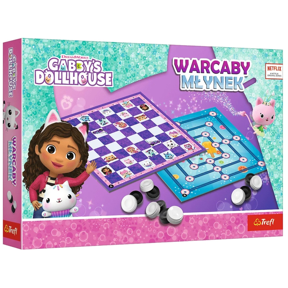 GRA Warcaby i Młynek Gabby_s Dollhouse 02800